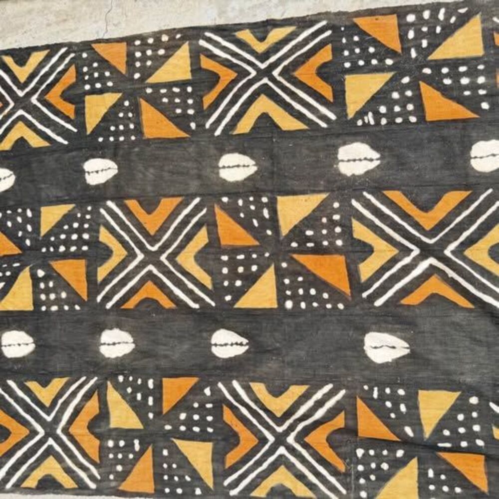 Authentic Handmade African Bogolqn Mali Mud cloth textile
